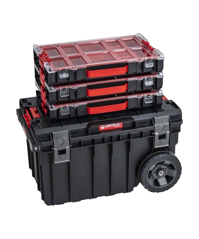 جعبه ابزار Qbrick System ONE Trolly Vario + 3*PRO organizer 100